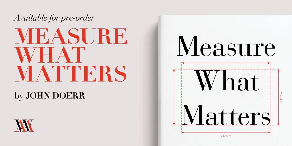 Book Measure What Matters by John E. Doerr