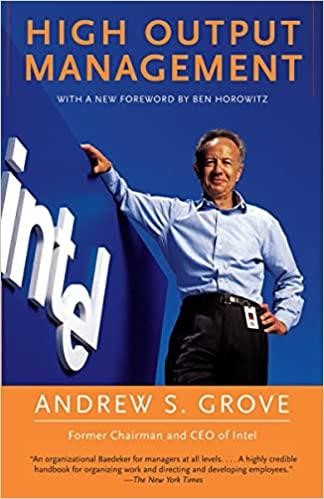 High Output Management by Andrew S. Grove