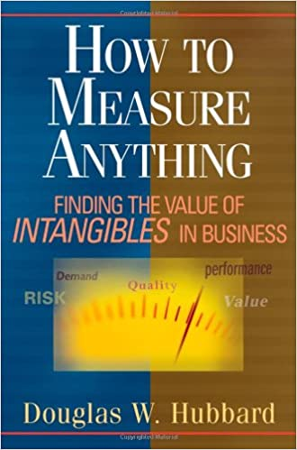 How To Measure Anything: Finding the Value of Intangibles in Business, by Douglas W. Hubbard.