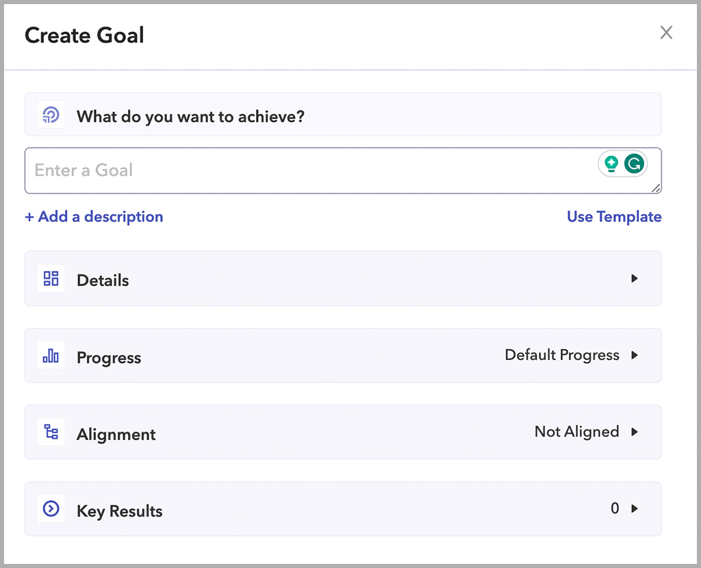 How to set employee goals for performance review on Peoplebox