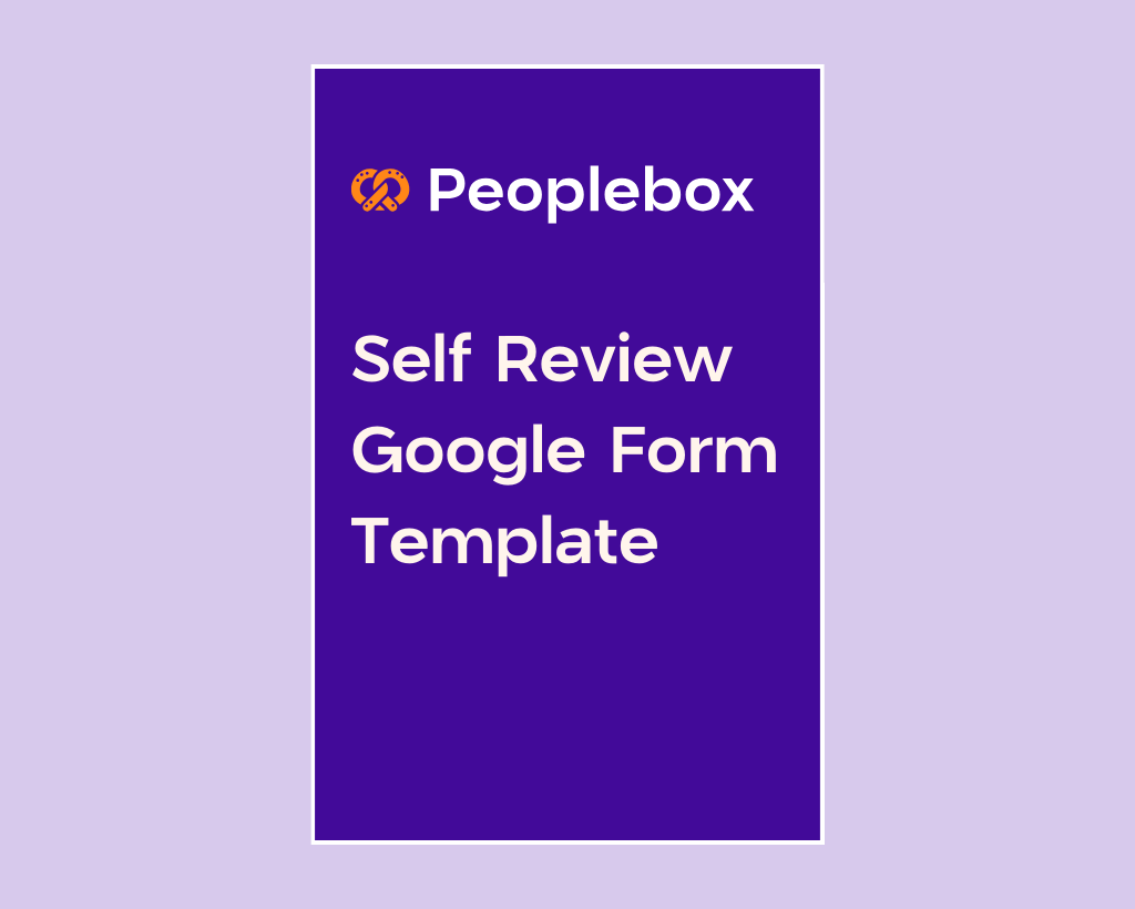 Self Review Google Form Template