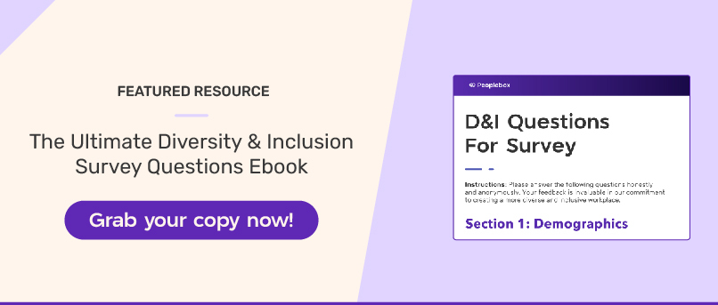 Grab the free ebook with selected DEI Question survey