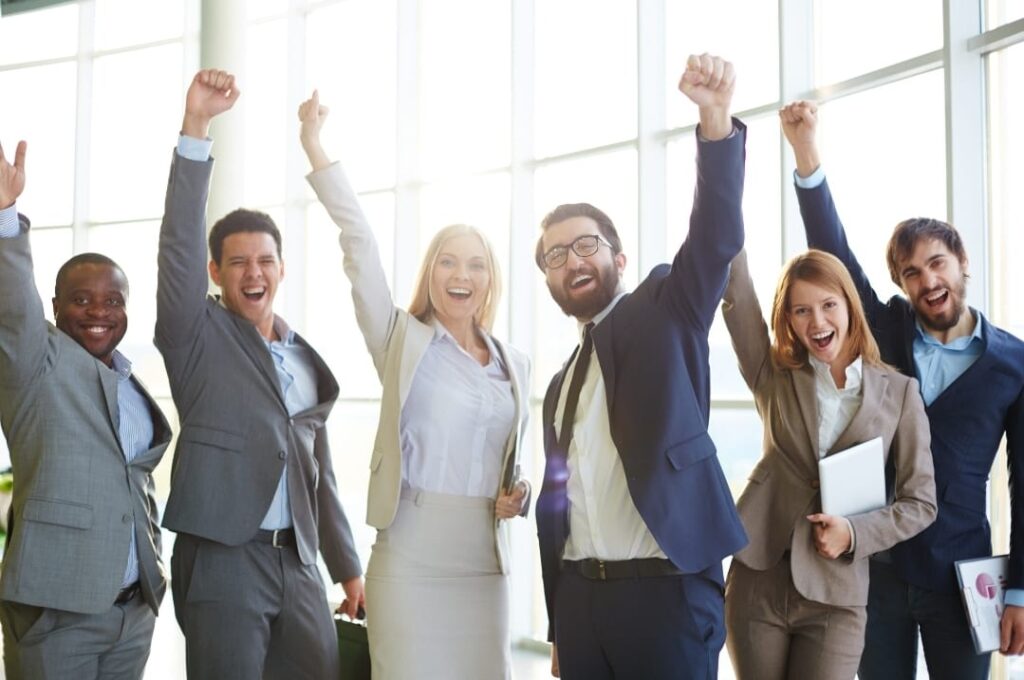 happy and energetic employees, Employee recognition