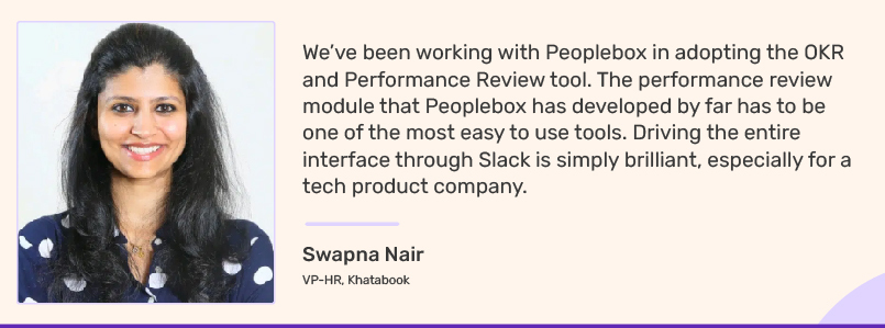 Testimonial by Peoplebox client